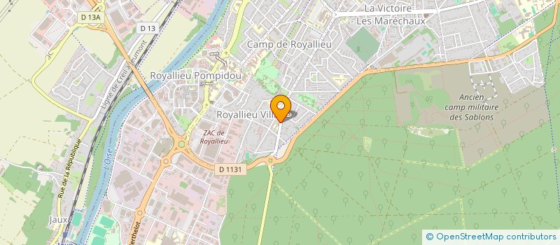 localisation de l'entreprise LE PHENIX  COMPIEGNE