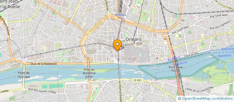 localisation de l'entreprise LE PHENIX POURPRE à ORLEANS