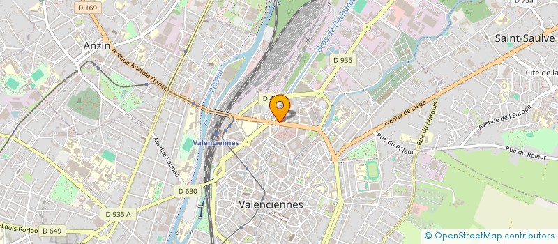 localisation de l'entreprise LE PHENIX SCENE NATIONALE VALENCIENNES METROPOLE  VALENCIENNES