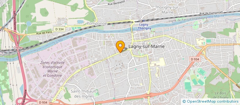 localisation de l'entreprise LE PHENOMENE à LAGNY-SUR-MARNE