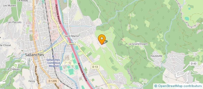 localisation de l'entreprise LE PHIKEVAME à SALLANCHES