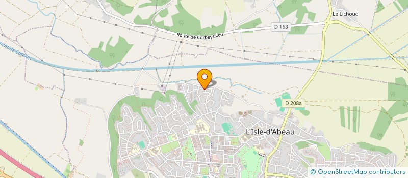 localisation de l'entreprise LE PHIL DU BOIS  L'ISLE-D'ABEAU