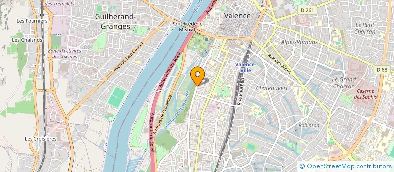 localisation de l'entreprise LE PHILAE  VALENCE