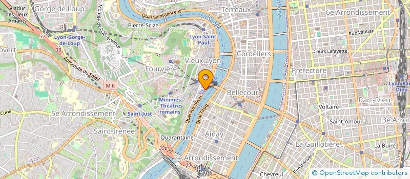 localisation de l'entreprise LE PHILOGRAPHE  LYON