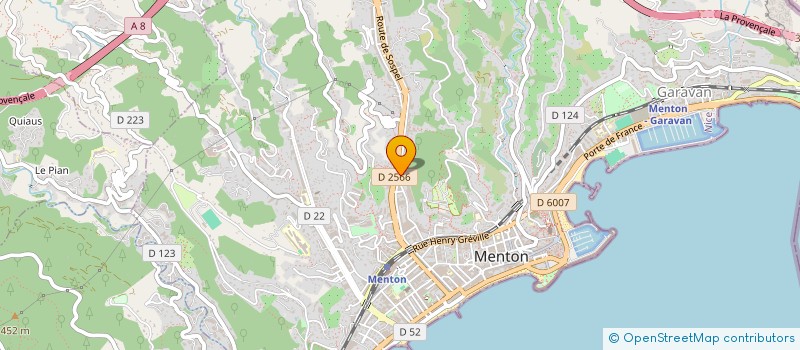 localisation de l'entreprise LE PHNOM PENH à MENTON