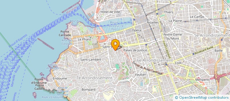 localisation de l'entreprise LE PHOCEA à MARSEILLE