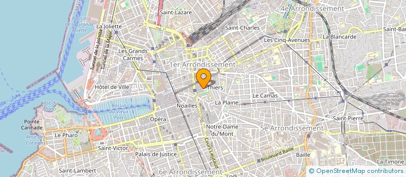 localisation de l'entreprise LE PHOCEEN à MARSEILLE 1