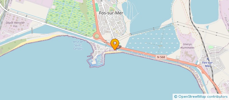 localisation de l'entreprise LE PHOEBUS  FOS-SUR-MER