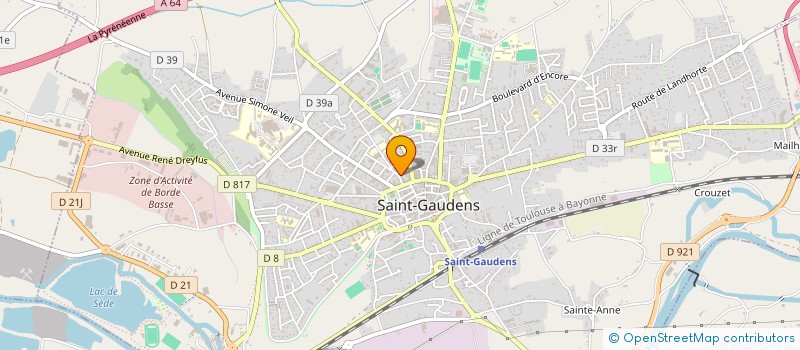 localisation de l'entreprise LE PHOEBUS à SAINT-GAUDENS
