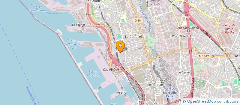 localisation de l'entreprise LE PHOENIX à MARSEILLE
