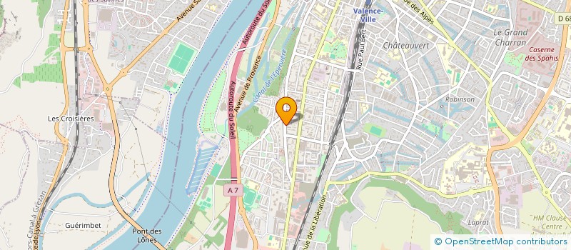localisation de l'entreprise LE PHOENIX  VALENCE