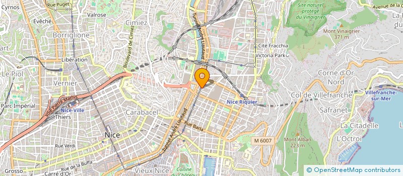 localisation de l'entreprise LE PHOENIX à NICE