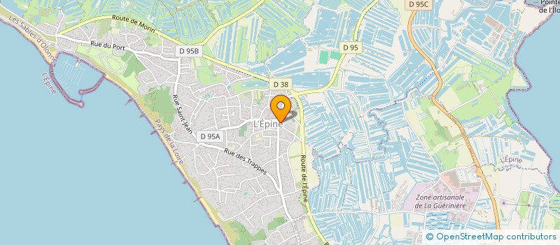 localisation de l'entreprise LE PHOENIX à L'EPINE