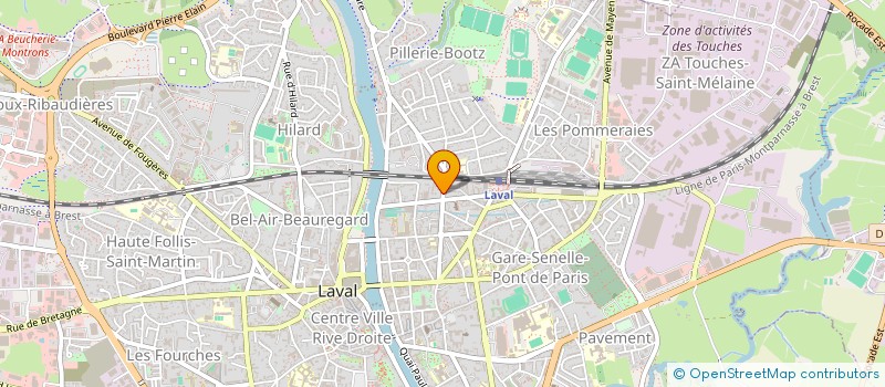 localisation de l'entreprise LE PHOENIX à LAVAL