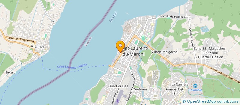 localisation de l'entreprise LE PHOENIX à SAINT-LAURENT-DU-MARONI