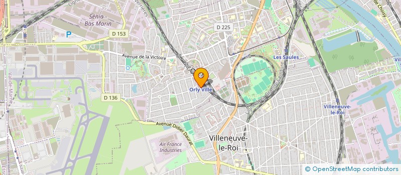 localisation de l'entreprise LE PHOENIX BARBER INSTITUT  ORLY