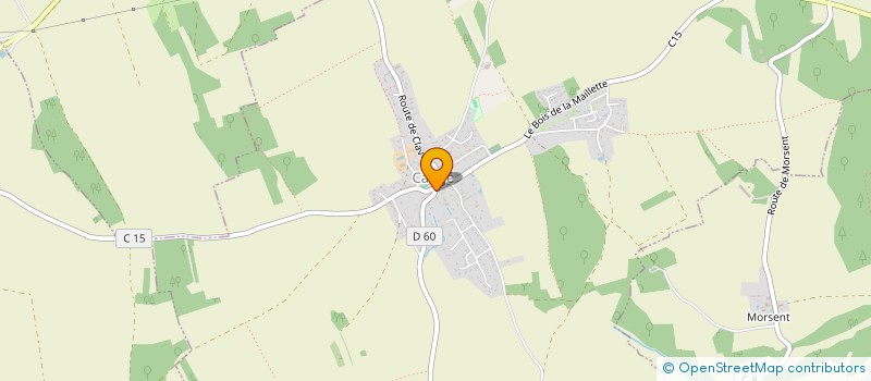 localisation de l'entreprise LE PHOENIX DE CAUGE  CAUGE