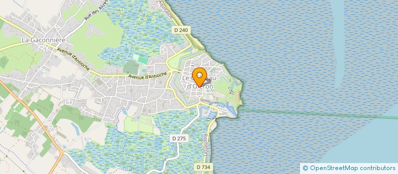 localisation de l'entreprise LE PHOTOGRAPHE  LE CHATEAU-D'OLERON