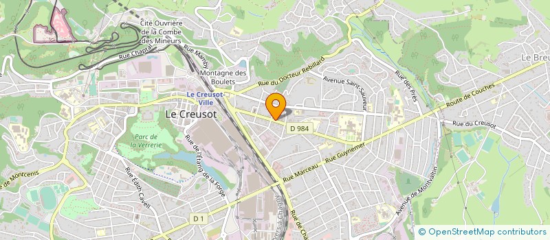 localisation de l'entreprise LE PHOTOGRAPHE à LE CREUSOT