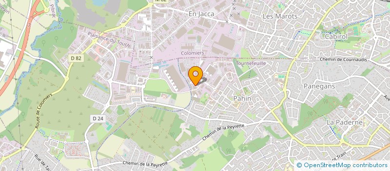 localisation de l'entreprise LE PHUN à TOURNEFEUILLE