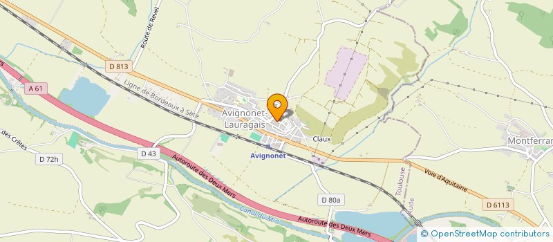 localisation de l'entreprise LE PIAF, POUR INDEPENDANCE ARTISTIQUE FAROUCHE  AVIGNONET-LAURAGAIS