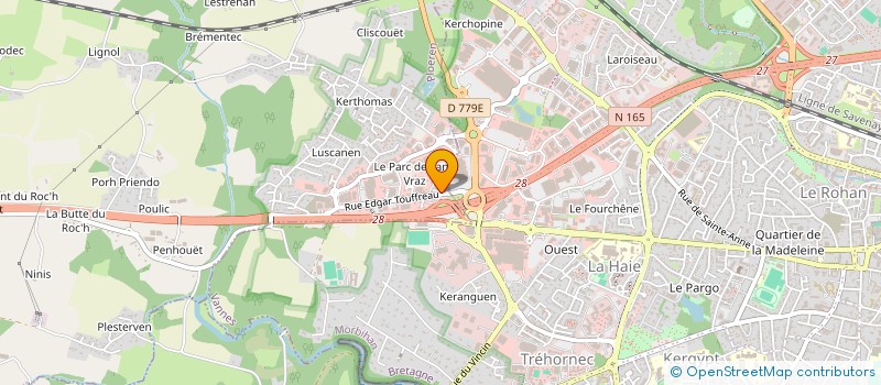 localisation de l'entreprise LE PIANISTE VANNES à PLOEREN
