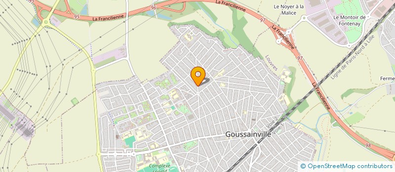 localisation de l'entreprise LE PIANO  GOUSSAINVILLE