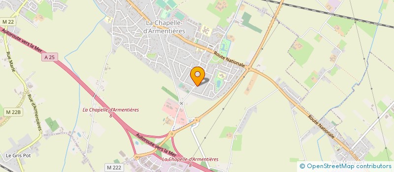 localisation de l'entreprise LE PIANO DE CONCERT à LA CHAPELLE-D'ARMENTIERES
