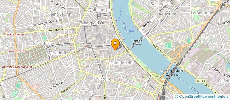 localisation de l'entreprise LE PIANO EN CROUTE à BORDEAUX