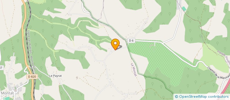 localisation de l'entreprise LE PIANO GOURMAND  LE MONTAT