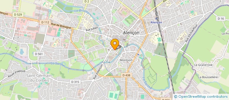 localisation de l'entreprise LE PIANO MECANIQUE à ALENCON