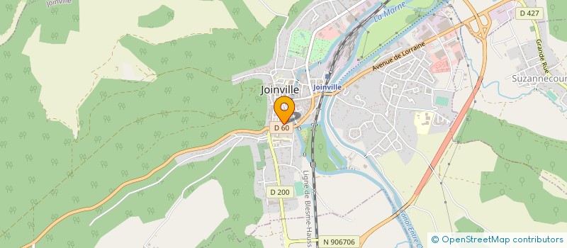 localisation de l'entreprise LE PIANO-THE à JOINVILLE