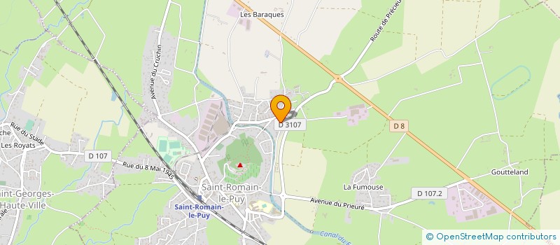 localisation de l'entreprise LE PIC  SAINT-ROMAIN-LE-PUY
