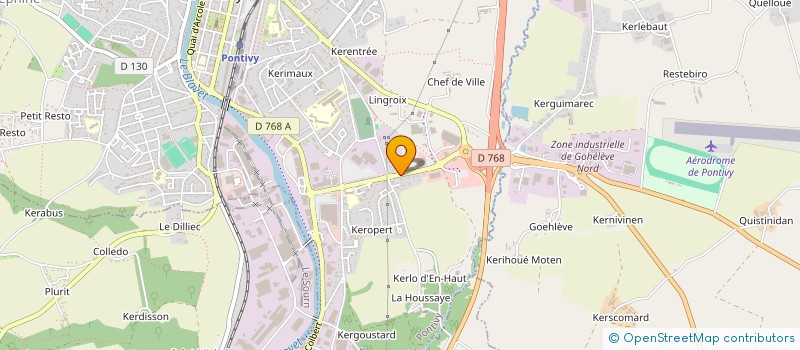 localisation de l'entreprise LE PIC DE MINUIT  PONTIVY