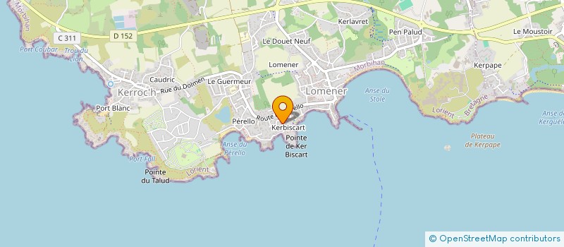 localisation de l'entreprise LE PIC EURL à PLOEMEUR