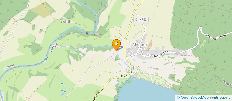 localisation de l'entreprise LE PIC VERT  MARIGNY