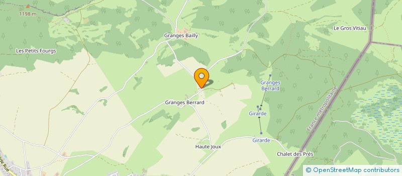 localisation de l'entreprise LE PIC VERT  LES FOURGS