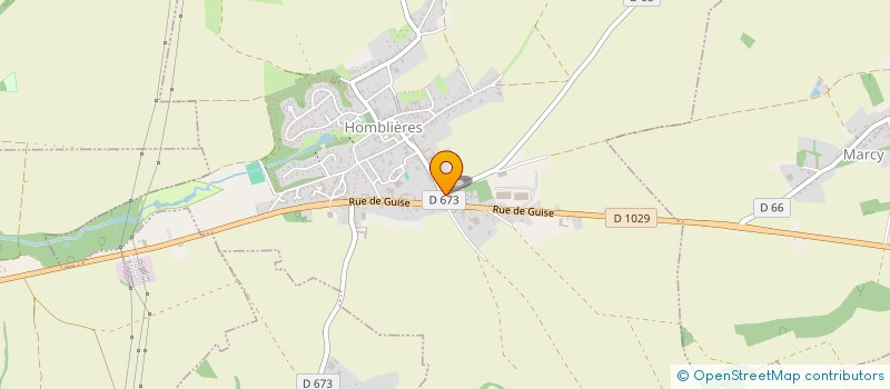 localisation de l'entreprise LE PICASSO  HOMBLIERES