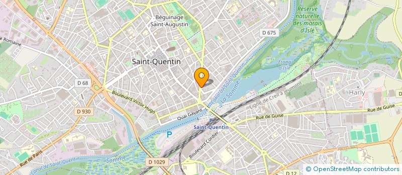 localisation de l'entreprise LE PICHET à SAINT-QUENTIN
