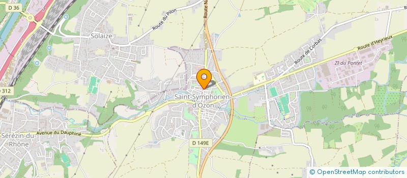 localisation de l'entreprise LE PICHET BAR  COMMUNAY