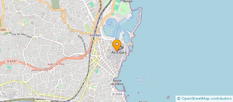 localisation de l'entreprise LE PICHET D ALSACE à ANTIBES