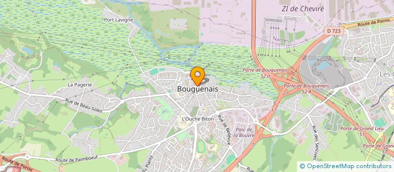 localisation de l'entreprise LE PICHET DE JULIETTE  BOUGUENAIS