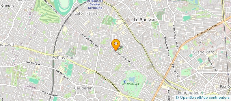 localisation de l'entreprise LE PICLAOUEY  LE BOUSCAT