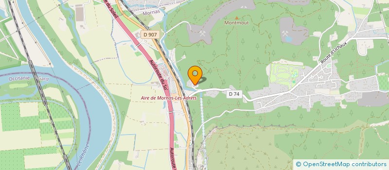 localisation de l'entreprise LE.PICMONTI  MORNAS