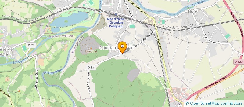 localisation de l'entreprise LE PICON  GOURDAN-POLIGNAN