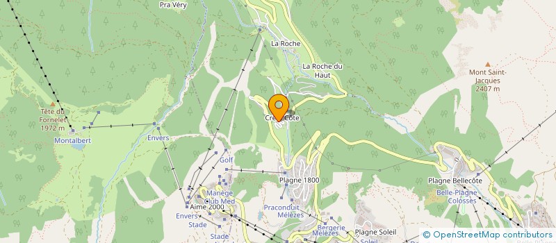 localisation de l'entreprise LE PICORS à LA PLAGNE TARENTAISE