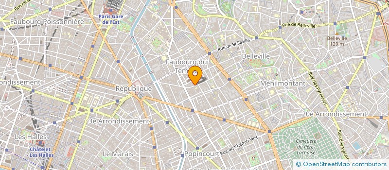 localisation de l'entreprise LE PICOULET MISSION POPULAIRE XIE à PARIS