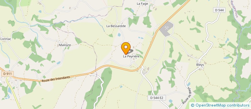 localisation de l'entreprise LE PIED A L'ETRIER à LA CAPELLE-BLEYS