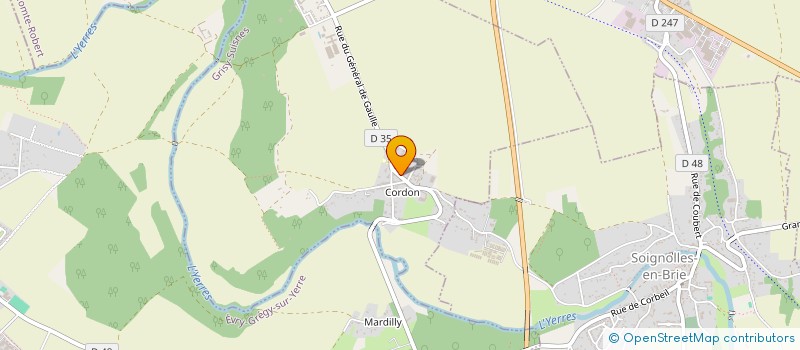 localisation de l'entreprise LE PIED A L ETRIER  GRISY-SUISNES