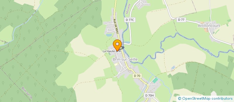 localisation de l'entreprise LE PIED A TERRE DES BIDOUILLOUX  BRIN-SUR-SEILLE